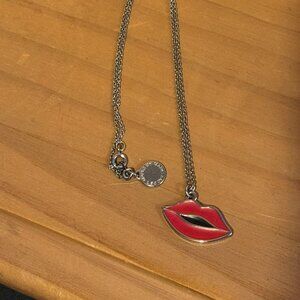 Marc Jacobs Lips Necklace